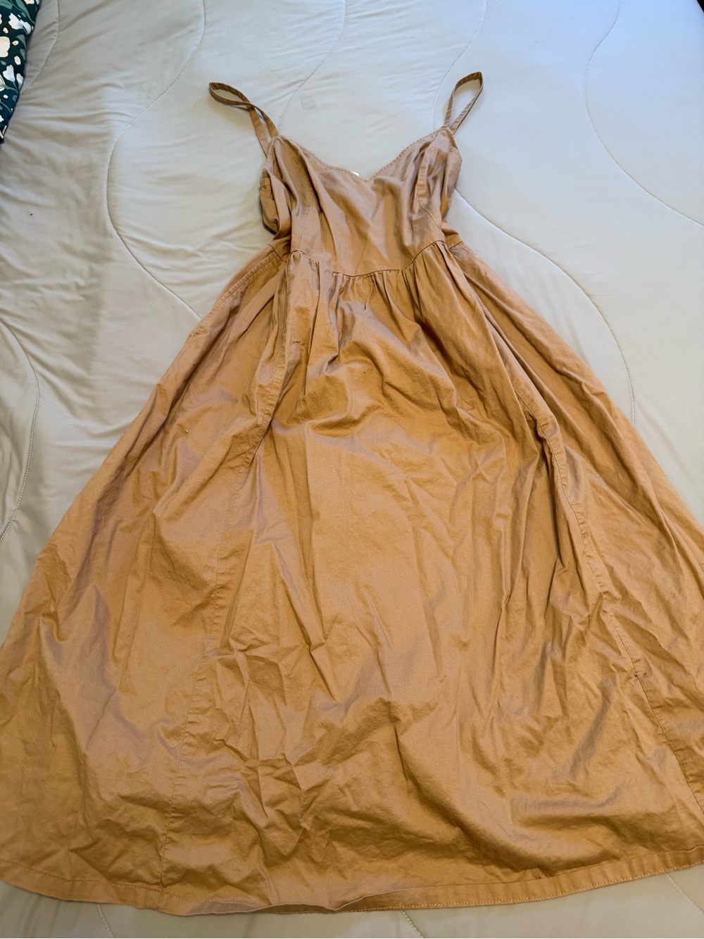 Old Navy Midi Dress | Camel | Size M